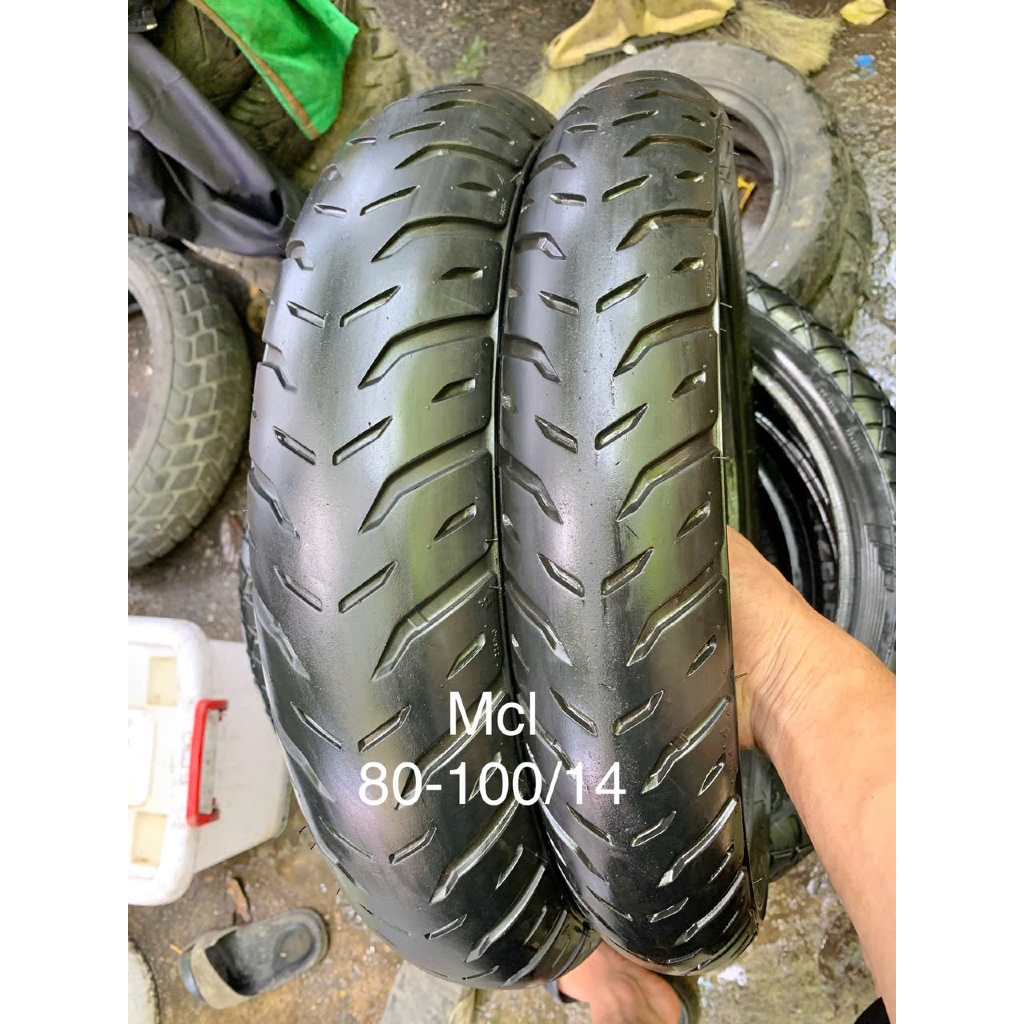 ( vỏ lốp cũ ) Cặp lốp Michelin,Pirelli cho xe Ab,Vario,Vision,Click...hàng đẹp nét 95%