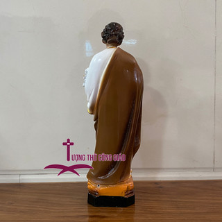 Tượng Thánh Giuse Công nhân (Thánh Giuse Thợ) 30cm Composite