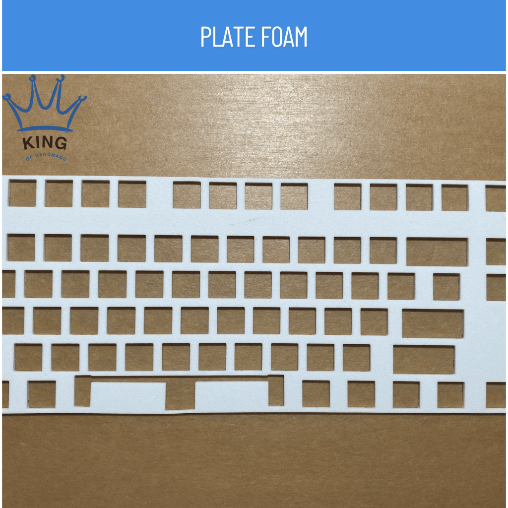 [Plate Foam] [Section II]- Plate Foam Keyboard Theo Tên Bằng Cao Su Lưu Hóa. [EVA 2mm, 3mm]