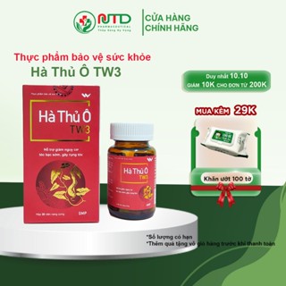 Viên uống Hà Thủ Ô TW3 – Giúp đen tóc, tóc chắc khỏe, giảm tóc bạc sớm, rụng tóc – 30 viên