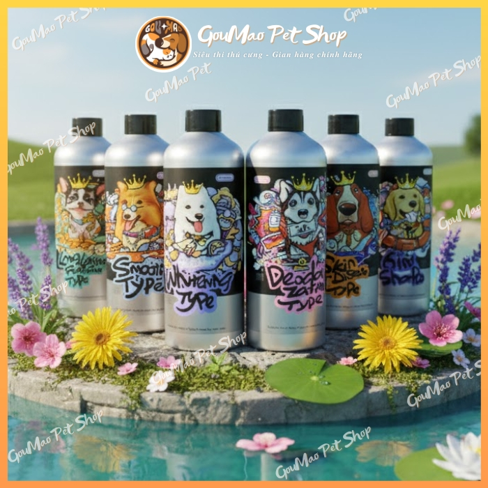 ( sữa tắm chuyên dụng cho Spa ) Sữa Tắm K Pet  6 series 500ml cho Thú Cưng, chó mèo 🐶 - GouMao
