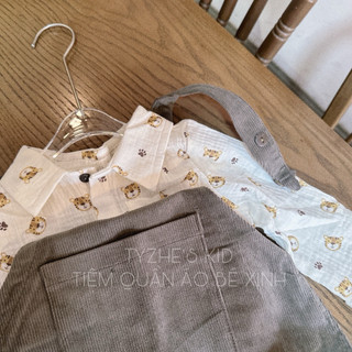 Set yếm và áo cho bé