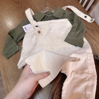 Set yếm và áo cho bé
