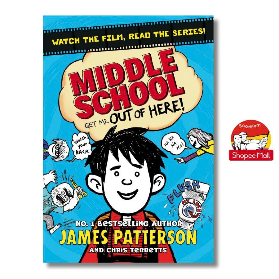 Sách - Middle School: Get Me out of Here by James Patterson | Children's English Fiction Novel