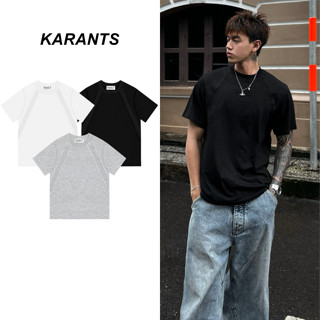   Cleanfit  Áo thun phối bo Karants Form Cleanfit Boxy Tôn Dáng Vải Em Pé Dành Cho Người Lớn Chất Liệu Cao Cấp - KR286 