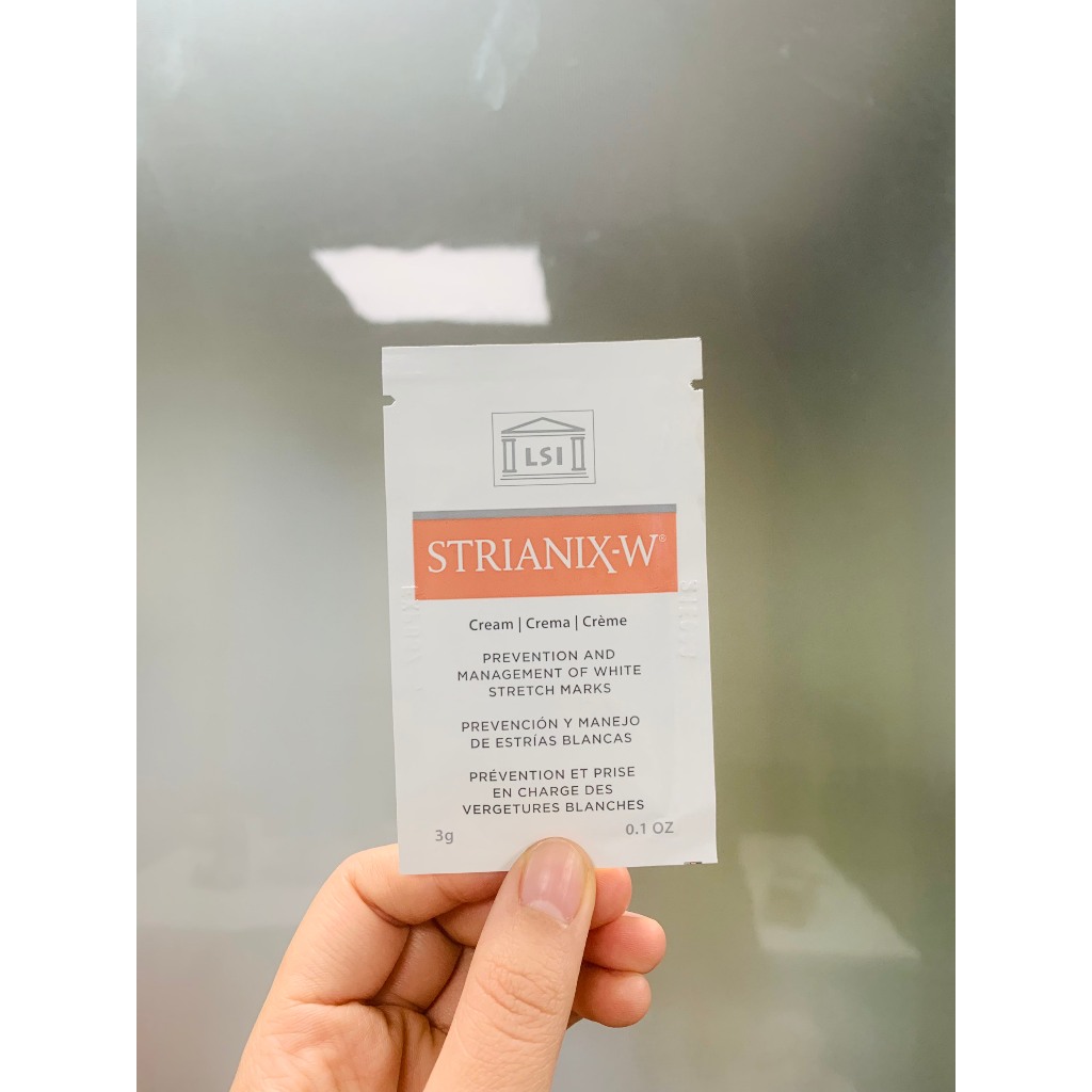 Set 2 Gói 3g Kem Rạn STRIANIX-W Dành Cho Rạn Trắng, Ngừa Rạn Mới Hiệu Quả Sau 30 Ngày Sử Dụng
