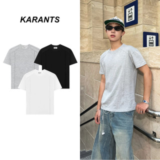   Cleanfit  Áo thun trơn Karants Form Cleanfit Tôn Dáng Vải Em Pé Dành Cho Người Lớn Chất Liệu Cao Cấp Mềm Mịn - KR290 