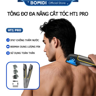  Tông Đơ Đa Năng Cắt Tóc BOMIDI HT1 PRO - Cạo Râu - Cạo Tỉa Lông Toàn Thân- Sạc USB- Chống nước IPX6 
