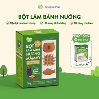 Bột làm bánh Mămmy làm bữa phụ cho bé với 5 phút, bổ sung vitamin và dinh dưỡng cho bé