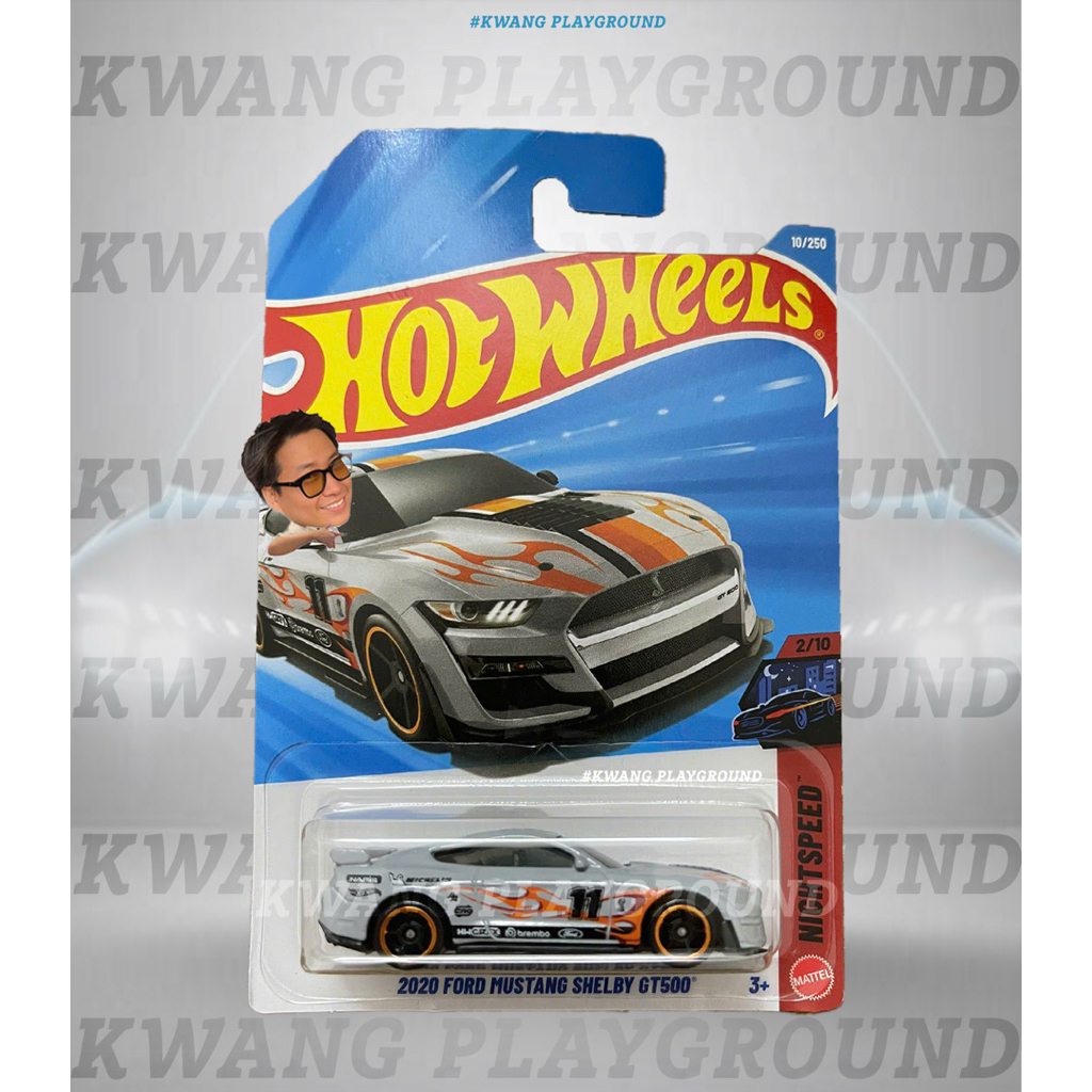 Kwang Playground - Xe mô hình Hot Wheels basic 2020 Ford Mustang Shelby GT500 (xám) - Case B 2026