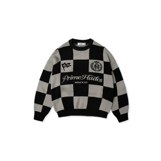 HADES Dual Tone Checker Sweater - HADES Brand chính hãng - Áo sweater dài tay unisex 