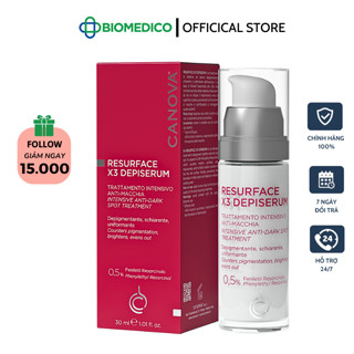  Serum phục hồi cho da lão hóa nám CANOVA RESURFACE X3 DEPISERUM - INTENSIVE ANTI-DARK SPOT TREATMENT 30ml 