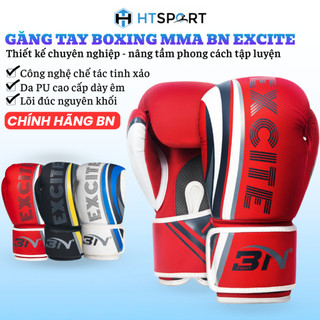  Găng Tay Boxing Bao Tay Đấm Bốc Quyền Anh Nam Nữ BN 4.0 EXCITE Cao Cấp Chính Hãng BNSPORT 