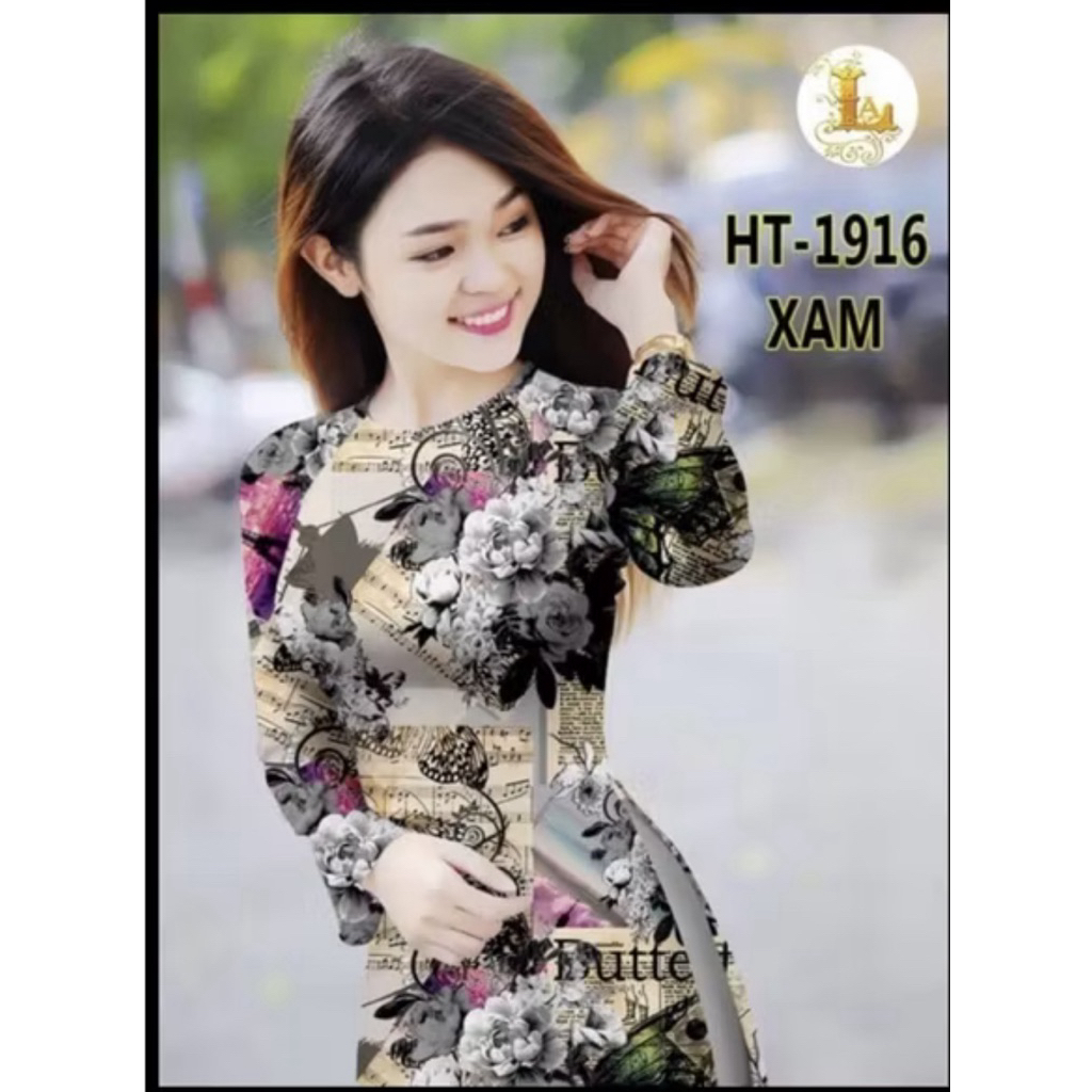 Vải áo dài 3D
