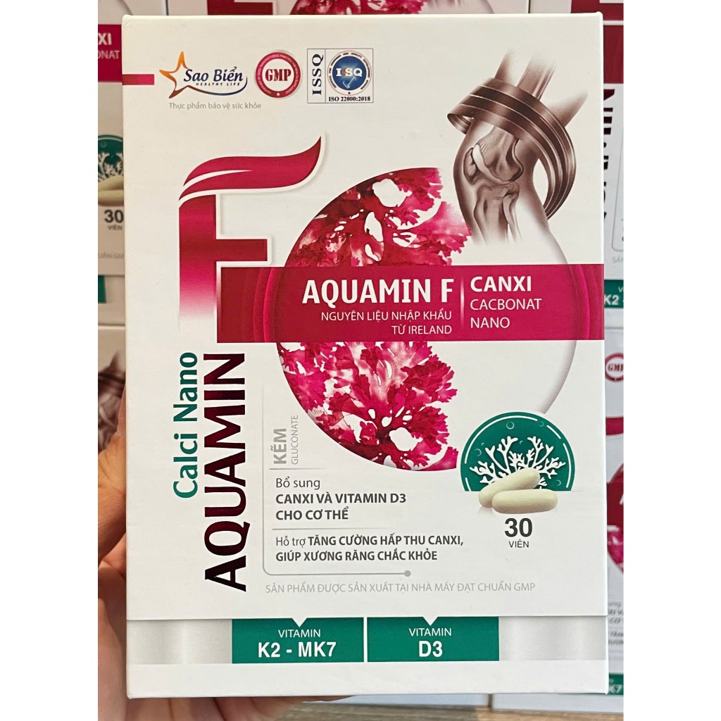 🦴 CALCI NANO AQUAMIN F – BỔ SUNG CANXI & VITAMIN D3 GIÚP XƯƠNG RĂNG CHẮC KHỎE