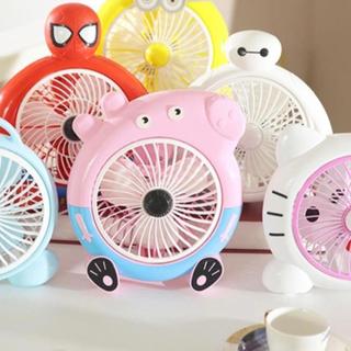  Quạt mini hình thú để bàn cắm điện trực tiếp hình thú đáng yêu 