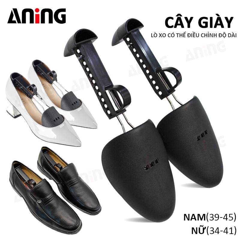 Cây Giữ Form Giày Shoe Tree Nhựa Tùy Chỉnh Size Giày Chống Nhăn Bảo Vệ Giày Cao Cấp Gỗ-Thép 1 Cặp