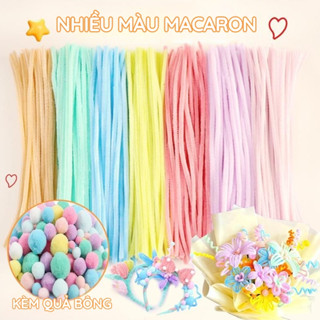 Kẽm Nhung Trang Trí Thủ Công Siêu Đẹp Nhiều Màu, Dây Kẽm Uốn Hình Làm Hoa Handmade, Chất Mềm Mịn Dễ Dáng Tạo Hình