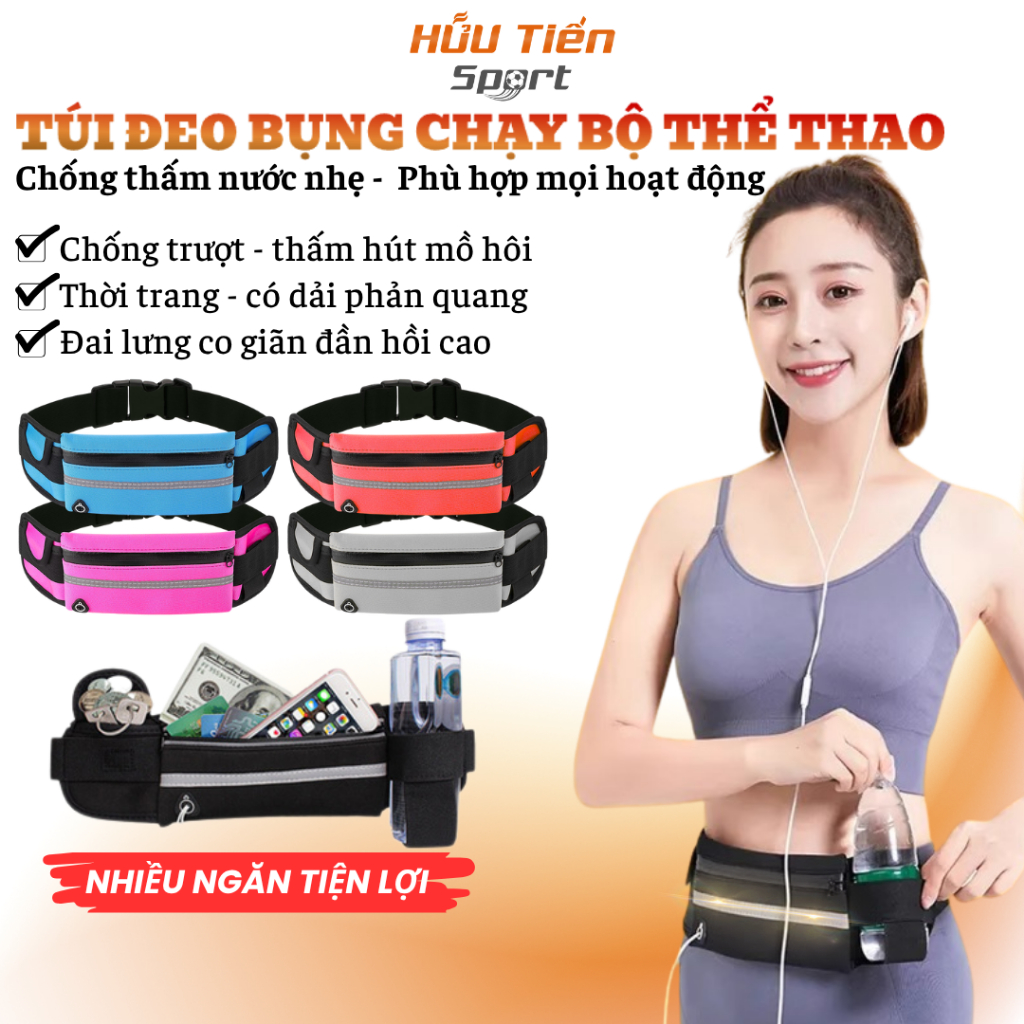 Đai Đeo Bụng Đa Năng, Túi Đeo Bụng Hông Đựng Điện Thoại Chạy Bộ, Tập Gym, Đi Xe Đạp Tiện Lợi