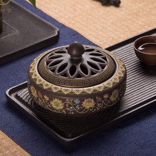  Lư Đốt Trầm Hương Mini Kiểu Cổ – Lò Xông Trầm Phong Thủy Để Bàn Thích Hợp Thiền Xông Nhà 