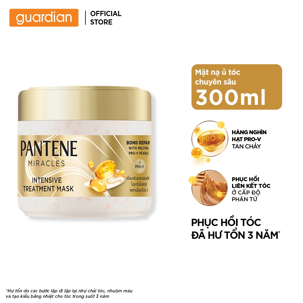 Mặt Nạ Ủ Tóc Chuyên Sâu PANTENE Miracles Phục Hồi Liên Kết Tóc 300ml | Guardian Việt Nam