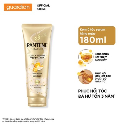 Kem Xả Tóc Serum PANTENE Miracles Phục Hồi Liên Kết Tóc 180ml | Guardian Việt Nam