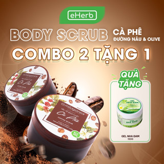 Combo 2 tẩy tế bào chết body MILAGANICS - Cà phê, dưỡng trắng, ngừa mụn, mờ thâm - 300ml