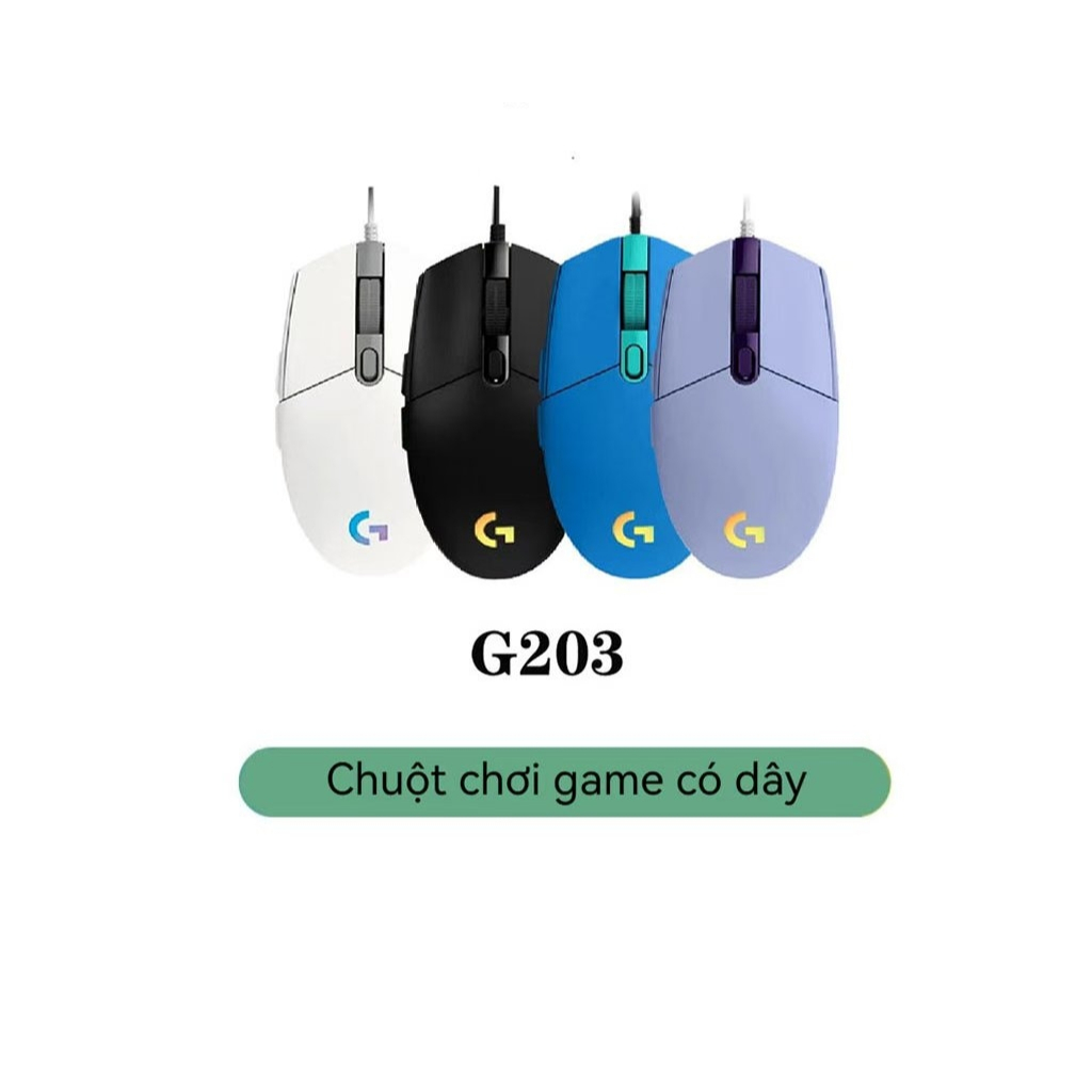 Chuột chơi game Logitech G203 Chuột có dây Giao hàng trong ngày