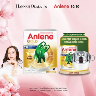 [Deal độc quyền Hannah Olala] Sữa Bột Anlene Gold Hương Vani 1.2kg