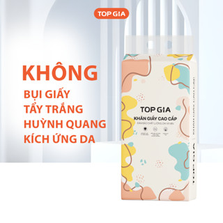  Khăn giấy gấu trúc Top Gia Tiểu Hạ 6 bịch  10 bịch giấy vệ sinh treo tường 1000 tờ 4 lớp 