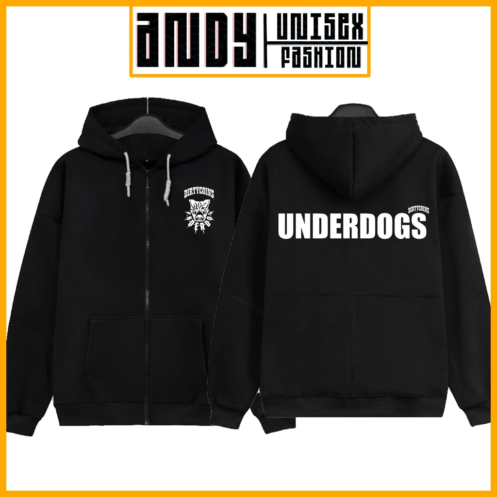 Áo khoác nỉ Underdogs - Team Black Jinx - Satoru Gojo - Team One Piece đủ size