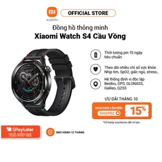 Đồng hồ thông minh Xiaomi Watch S4 Cầu Vồng | Màn AMOLED 1.43" | Trọng lượng nhẹ | Kháng nước 5ATM | Nghe, gọi Bluetooth