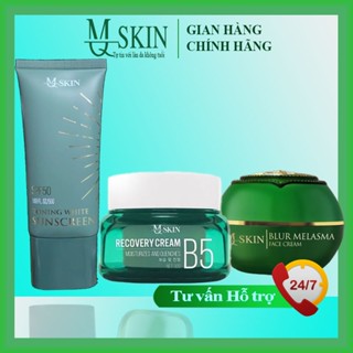 Combo Kem B5, kem siêu trắng và kem chống nắng MQ Skin dưỡng  da sau tái tạo Mq Skin Chính Hãng