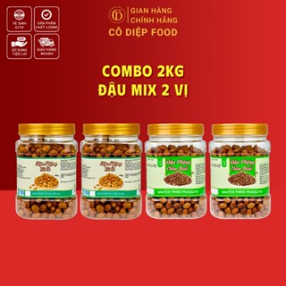 2KG Đậu Mix 2 Vị [1KG Đậu Phộng Rang Muối L1 + 1KG Đậu Phộng Tỏi Ớt L1 ](Đầy Đủ Hồ Sơ Công Bố & Kiểm Nghiệm Sản Phẩm)