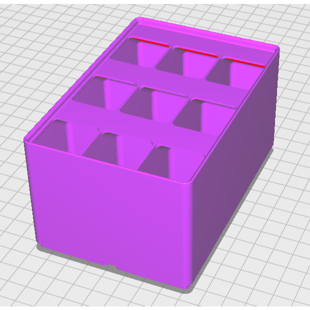 Gridfinity 2x3 - Hộp linh kiện - khay organizer bin - khay ốc vít - khay linh kiện - hệ thống lưu tr