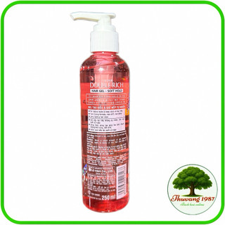 Gel vuốt tóc Double Rich 250 ml tạo kiểu giữ nếp tóc