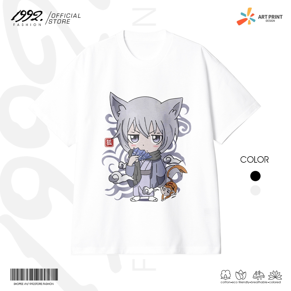 Áo thun Unisex Kamisama Hajimemashita Tomoe Cotton 100% ngắn tay