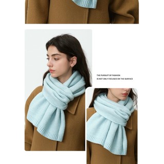 [THÊU TÊN] (SẴN-ORDER) Khăn len cashmere thêu tên theo yêu cầu phong cách Hàn Quốc