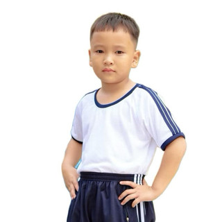áo thể dục cổ tròn học sinh,áo thun đi học cổ tròn