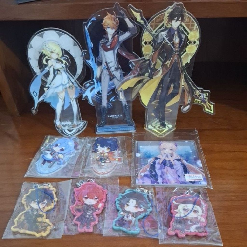 Tổng hợp Móc khoá, Standee Genshin Impact hàng chính hãng Mihoyo