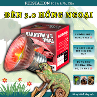  Đèn Uva Uvb Hồng Ngoại Nomoy Pet Chính Hãng Sưởi Ấm Cho Rùa Iguana Chó Mèo Tia UV Vượt Trội 