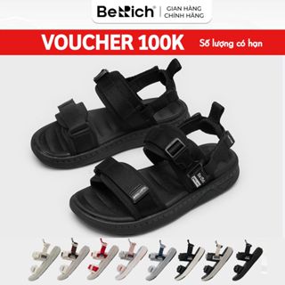 Giày Sandal Berich Nam Nữ 2 Quai Ngang Đi Học Chống Trơn Trượt Êm Bền BE278