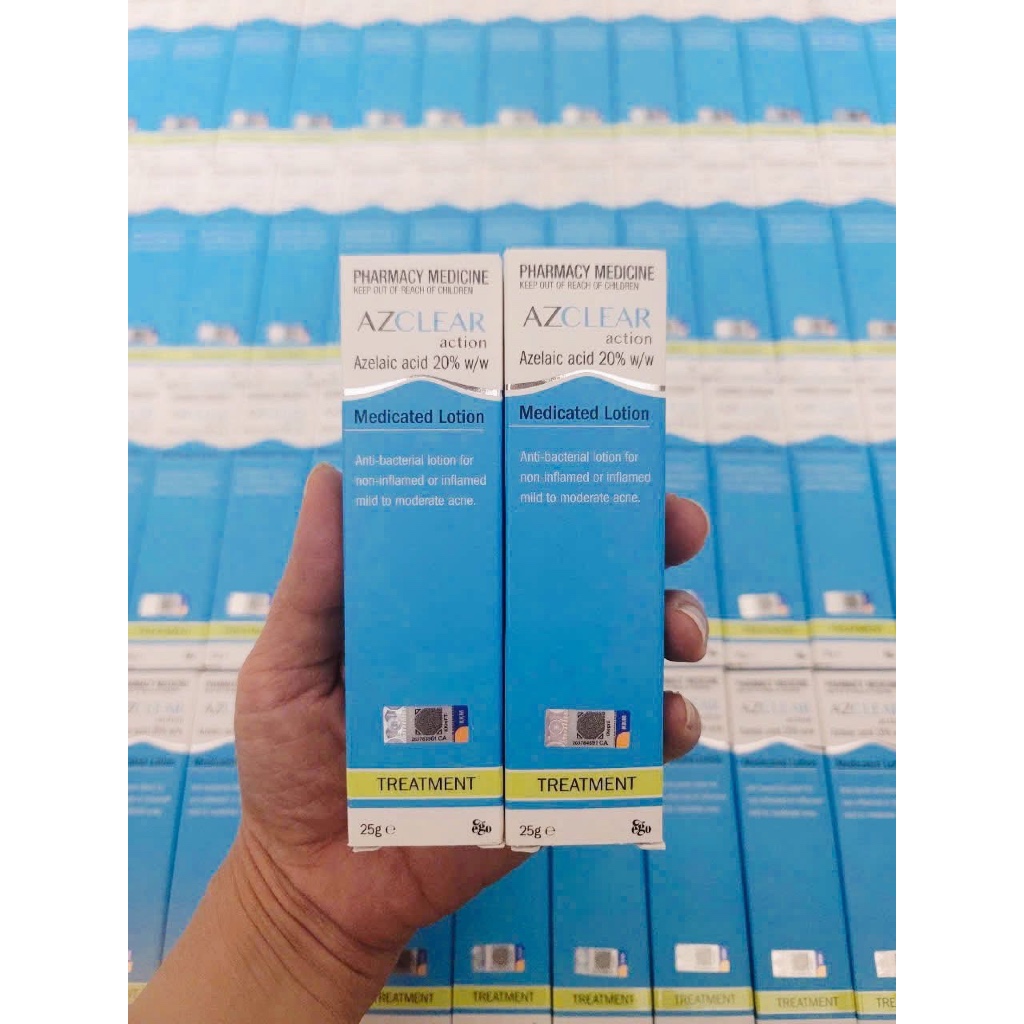 [BẢN ÚC/MALAY]  Kem giảm mụn, mờ thâm Azclear Azelaic Acid 20% hiệu quả, lành tính 25g