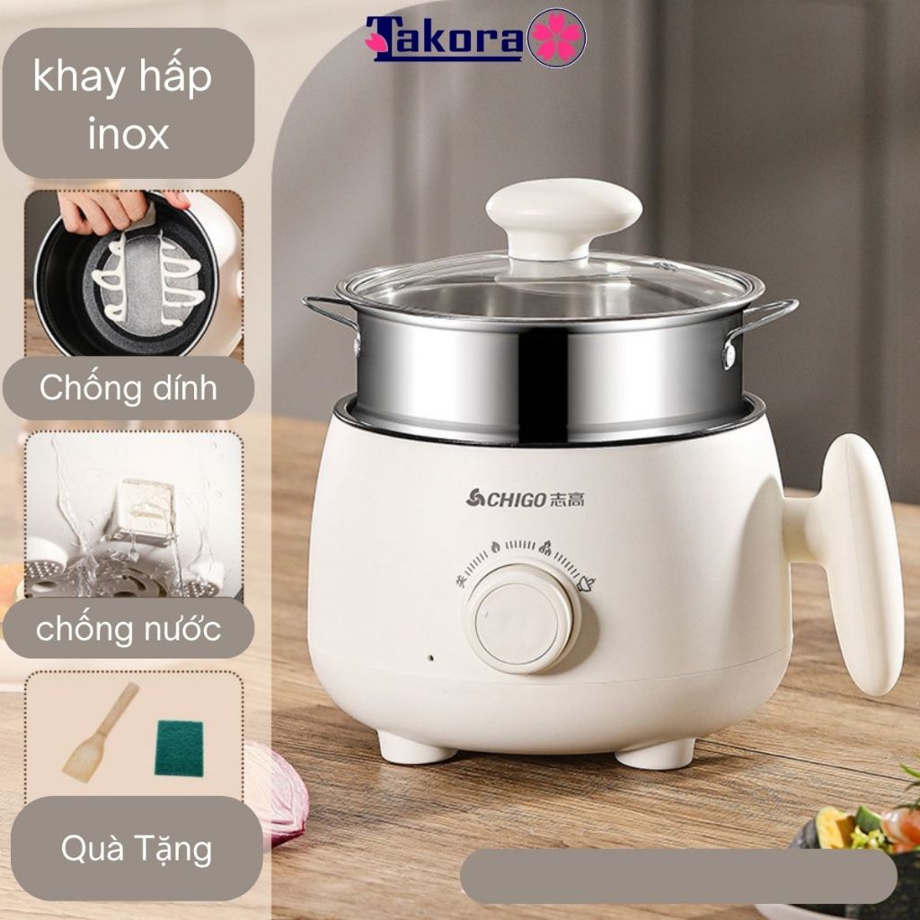 Nồi Lẩu Điện Takora Mini 1.8lít Đa Năng