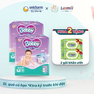 Combo 2 Tã Quần Bobby Ultra Bỉm Dành Cho Bé Siêu Tiết Kiệm Chính Hãng full size M96, L88, XL, 2XL