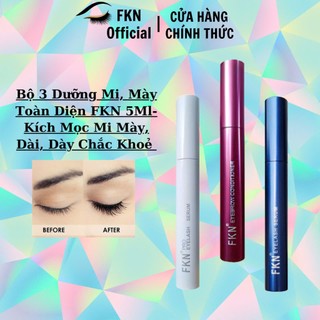 Combo 3 dưỡng mi mày FKN hiệu quả sau 7-15 ngày sử dụng 5ml/lọ