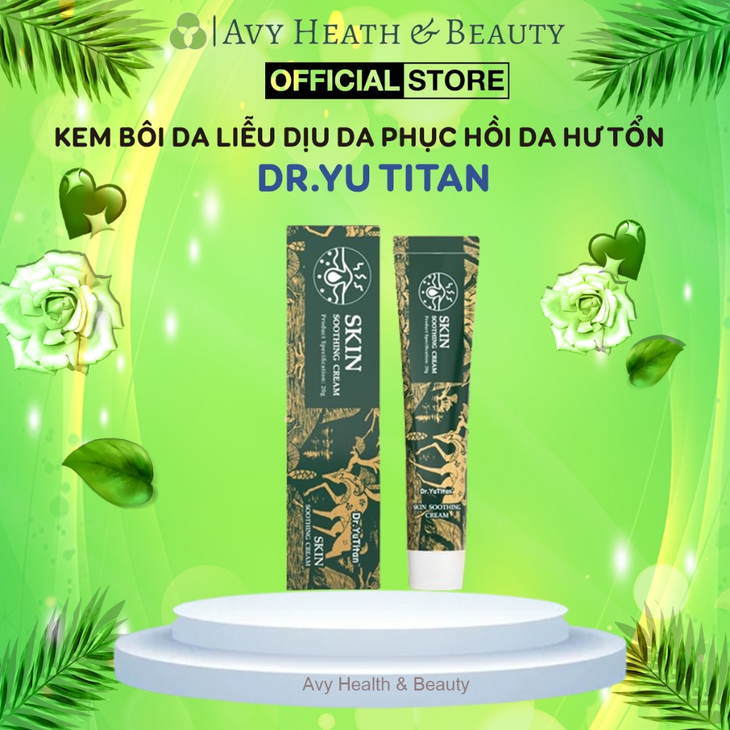 Gel Dịu Da Phục Hồi Da Hư Tổn Dr.YuTitan – Kem Dr.Yu Titan Làm Dịu Da Kích Ứng, Giảm Mẩn Đỏ, Sưng Tấ