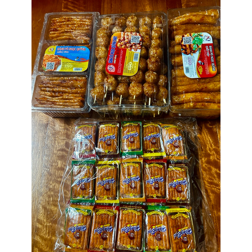 COMBO 3 Hộp Pò Quẩy Hộp 60 Gói Dê Nướng Hằng Đại