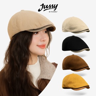  Mũ Beret Nhung Kẻ JBR09 Jussy Official Mũ Nồi Nam Nữ Unisex Phong Cách Retro Vintage Hàn Quốc Nhiều Màu Đẹp 
