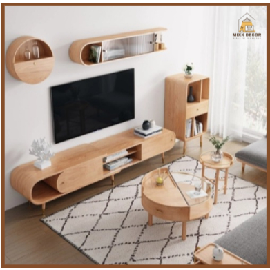 Katina Kệ Ti Vi Kết Hợp Bàn Trà Bắc Âu - KTV37 | Hàng Order